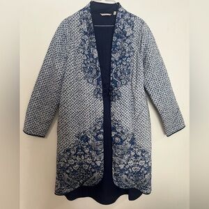 Soft Surroundings 
Quilted Paisley Jacket 
Size large